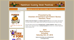 Desktop Screenshot of hamiltondovefest.com