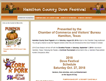 Tablet Screenshot of hamiltondovefest.com